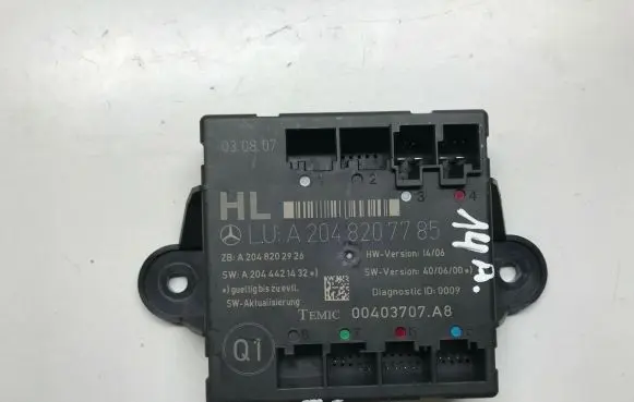 Mercedes-Benz C W204 Door control unit/module A2048207785