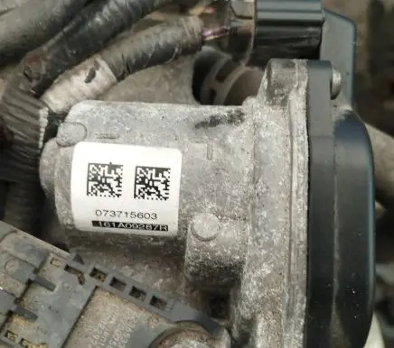 Nissan Qashqai Throttle valve 161a09287r 073715603