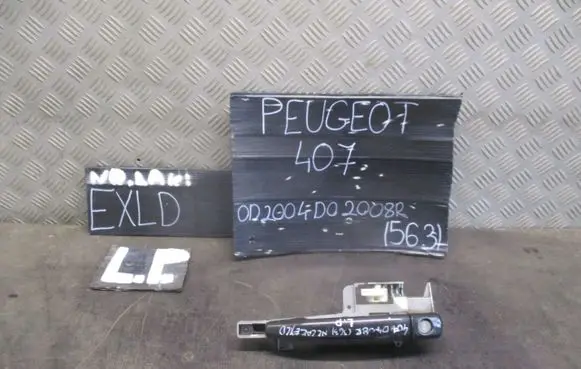 Peugeot 407 Loading door exterior handle/bracket 