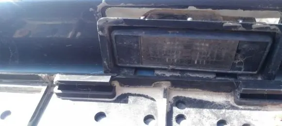 Peugeot 407 Number plate light pilka
