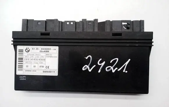 BMW 5 E60 E61 Comfort/convenience module 61356936093 5WK49111