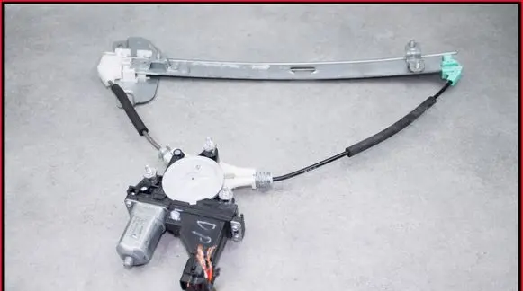 KIA Rio Front door window regulator with motor 82461W010
