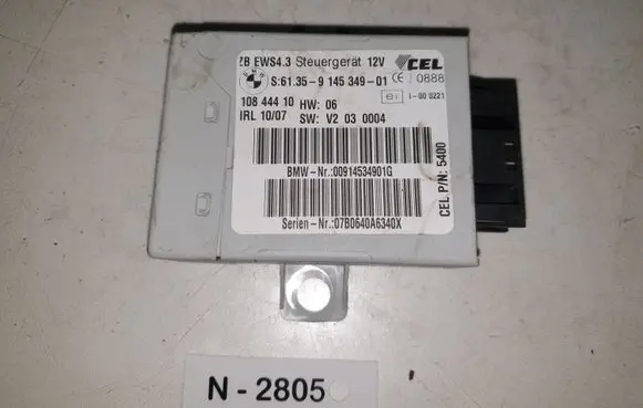 BMW 5 E39 Immobilizer control unit/module 9145349