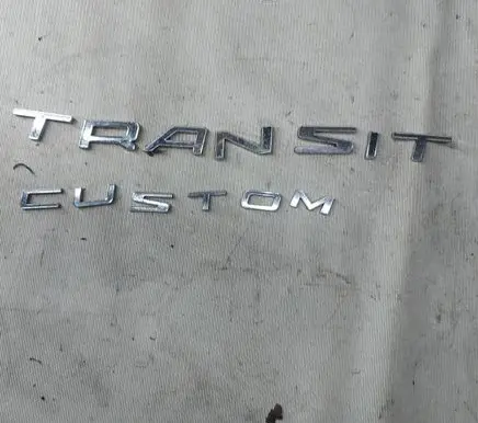 Ford Transit Custom Manufacturers badge/model letters 