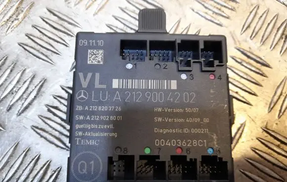 Mercedes-Benz E W212 Door control unit/module A2129004202