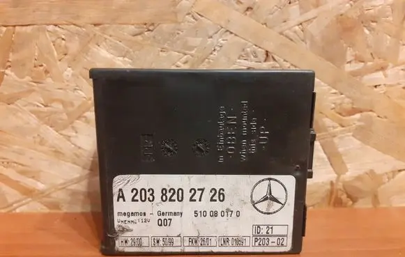 Mercedes-Benz C W203 Alarm control unit/module 1906 A2038202726