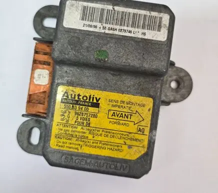 Peugeot 406 Airbag control unit/module 9628757280 550539400