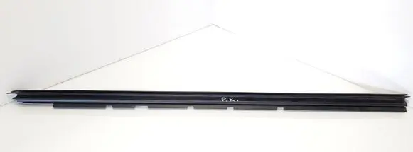 Volkswagen Touran II Rubber seal front door window/glass 1T0837471B