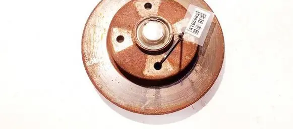 Citroen C4 I Rear brake disc neventiliuojamas