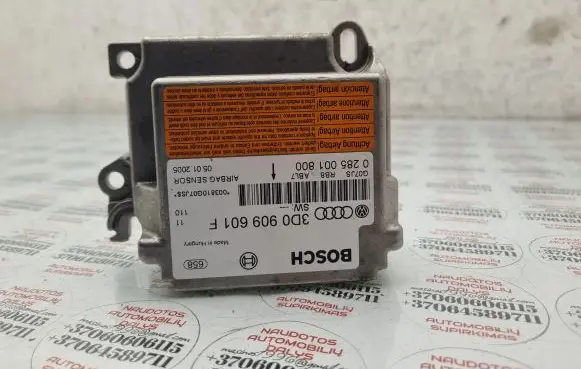 Volkswagen Touareg I Airbag control unit/module 3D0909601F