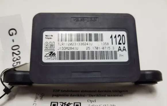 Opel Zafira C ESP acceleration yaw rate sensor 13581120 13W526