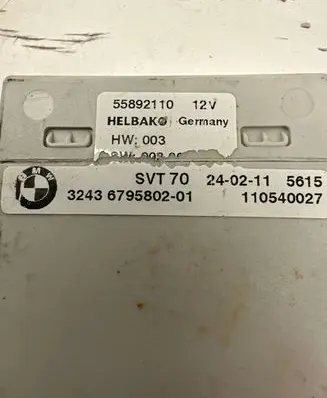 BMW X5 E70 Other control units/modules 6795802 55892110 110540027
