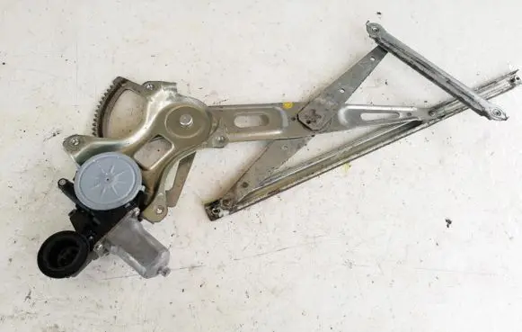Sliding door window regulator with motor