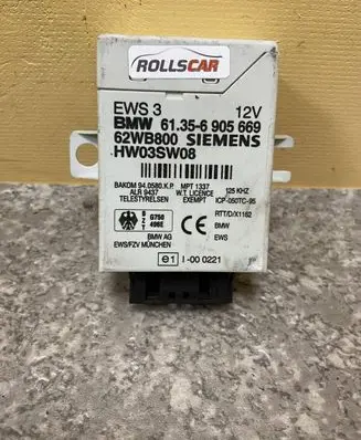 BMW 3 E46 Immobilizer control unit/module 61356905669 62WB800 HW03SW