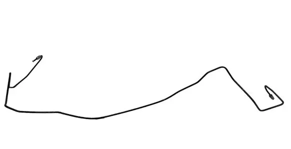 Opel Corsa E Brake line pipe/hose 