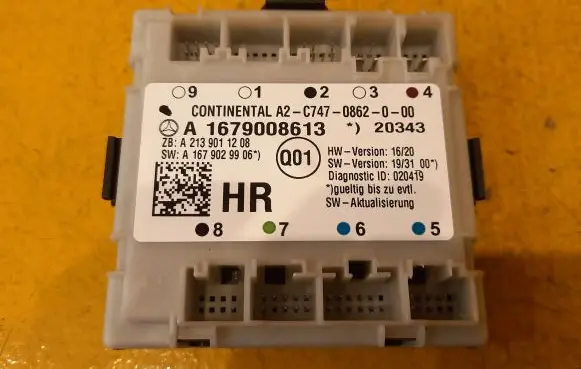 Mercedes-Benz GLE W167 Door control unit/module A1679008613