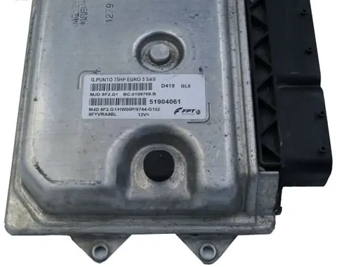 Fiat Grande Punto Engine control unit/module 51904061 MJD8F2G1