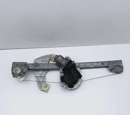 Peugeot 107 Front door window regulator with motor 118671
