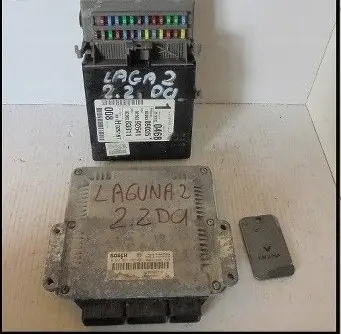 Renault Laguna II Engine ECU kit and lock set 8200309318