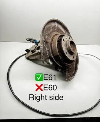 BMW 5 E60 E61 Rear wheel hub spindle/knuckle 6770924 CT98701 9208012906577565