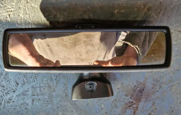 Volkswagen Golf V Rear view mirror (interior) FotoChromVwGolfV