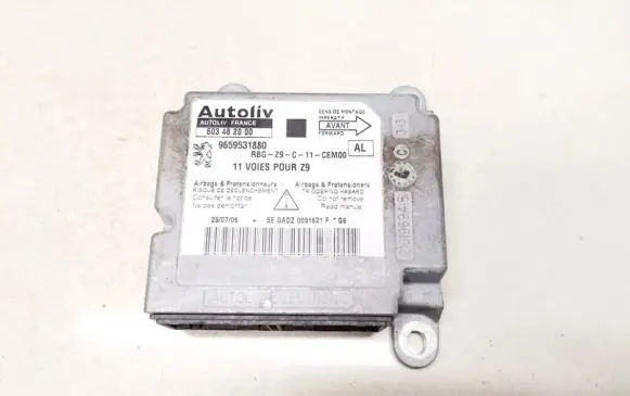 Peugeot 607 Airbag control unit/module 9659531880 603482000