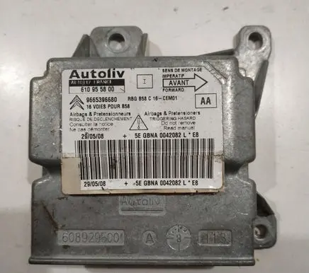 Citroen C4 I Picasso Airbag control unit/module 610955800 9665396680
