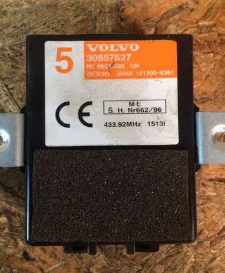 Volvo S40, V40 Alarm control unit/module 30857627 43392MHZ 1513008381
