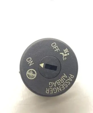 Passenger airbag on/off switch