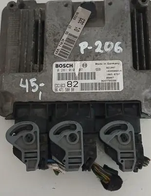 Peugeot 206 Engine control unit/module ECU 0281010707