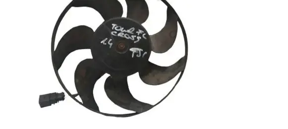 Volkswagen Touran I Air conditioning (A/C) fan (condenser) 1K0959455DG