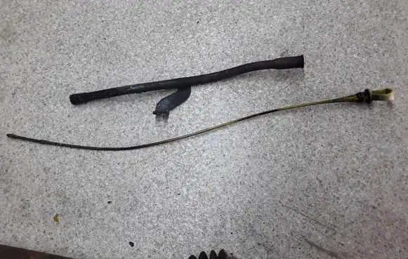 Oil level dip stick