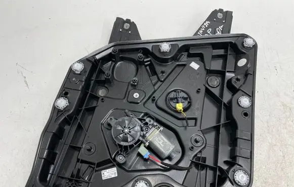 Front door window regulator with motor