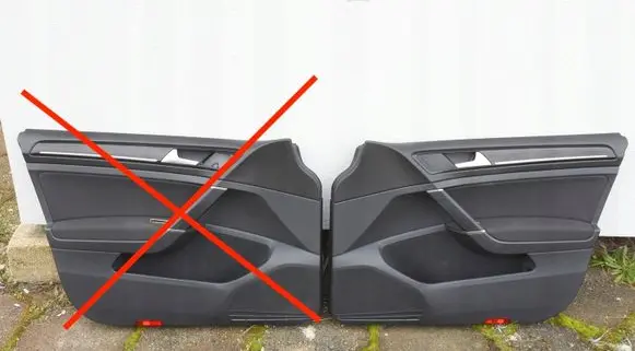 Volkswagen Golf VII Front door card panel trim 5G4867011CJ