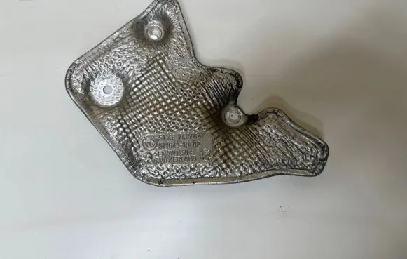 Heat shield in engine bay