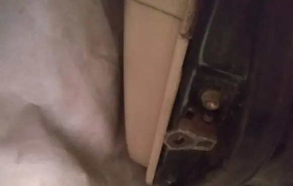 Rear door check strap stopper
