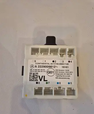 Mercedes-Benz C W205 Door control unit/module A2229009812