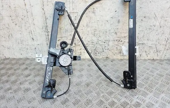 Front door window regulator with motor