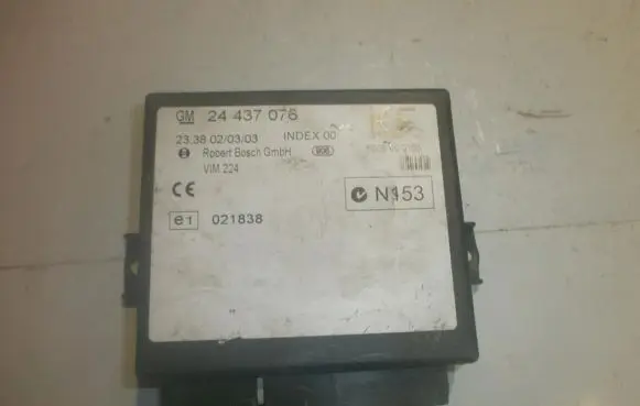 Opel Zafira A Other control units/modules 24437076KF