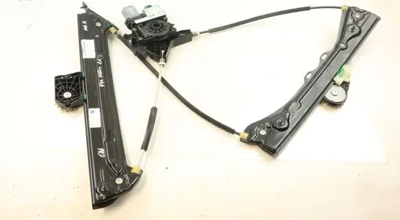 Front door window regulator with motor