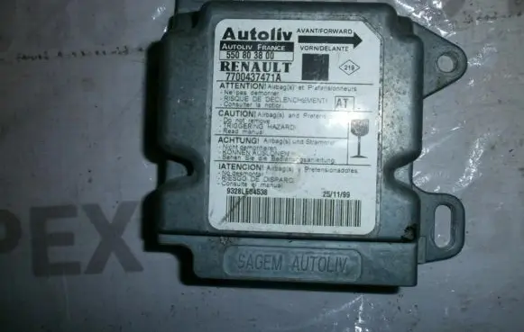 Renault Scenic I Airbag control unit/module 7700437471a 550803800