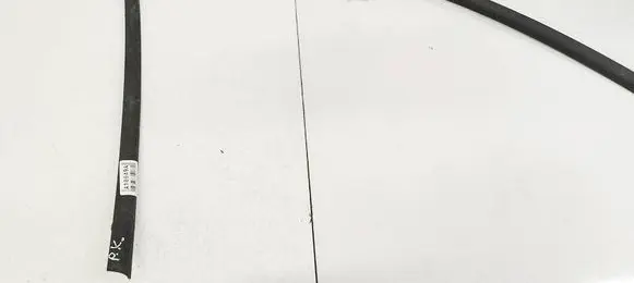 Front door glass trim molding