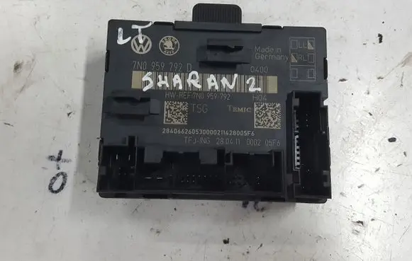 Volkswagen Sharan Door control unit/module 7N0959792D