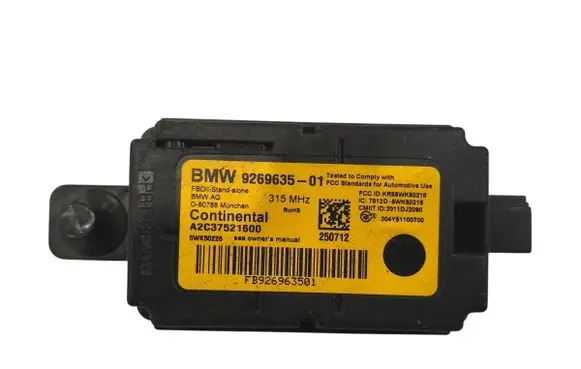 BMW 3 F30 F35 F31 Alarm control unit/module 9269635