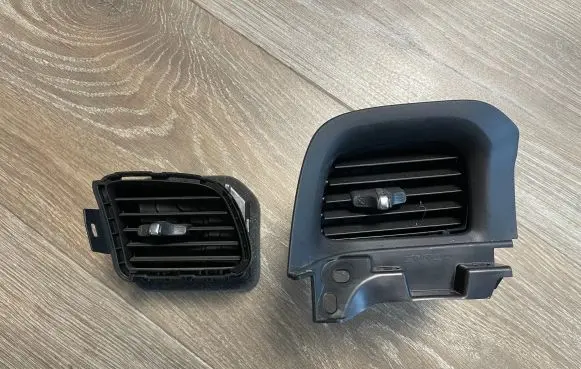 Dashboard air vent grill cover trim