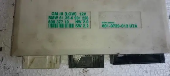 BMW 5 E39 Comfort/convenience module 6901226 61356901226