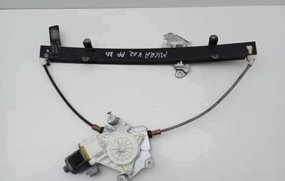 Nissan Micra Front door window regulator with motor 0130822203