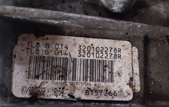 Dacia Duster II Manual 6 speed gearbox 320102278R B157266 TL8