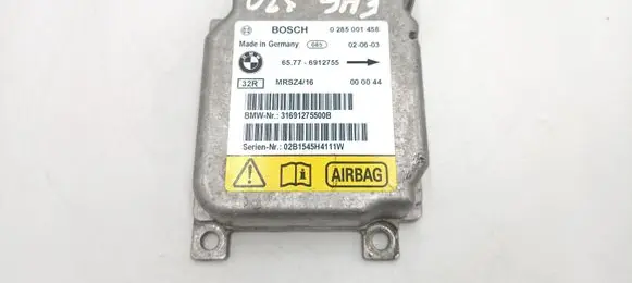BMW 3 E46 Airbag control unit/module 0285001458 65776912755 6912755