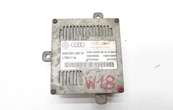 Audi A6 S6 C7 4G LED ballast control module 4G0907397P